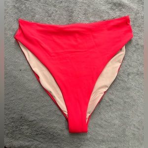 NWOT Chelsea28 High Waisted Bikini Bottom size L